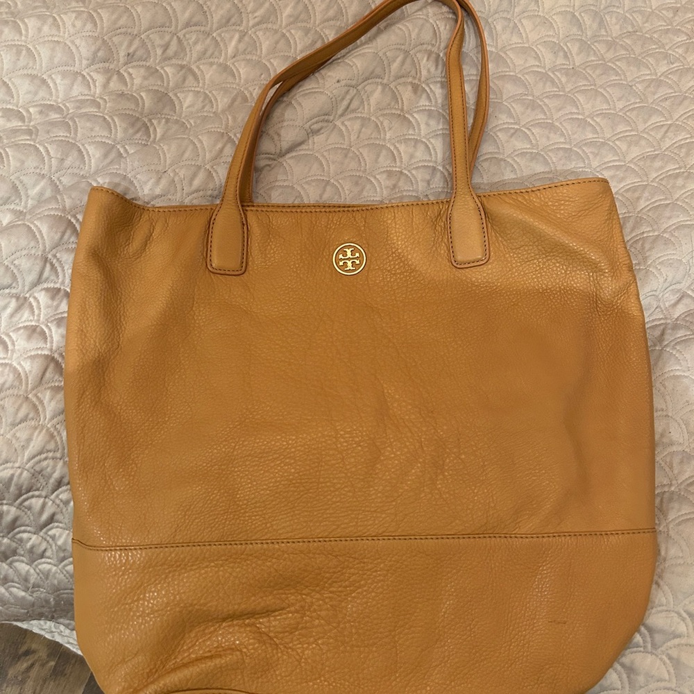 Tory Burch Brown Leather Tote